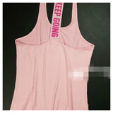 Keep Going Fitness Tank-Tank Tops-Shanghai Jiexun trading company ltd .-PLATINUM REXZ-PREXZ