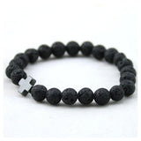 Lava Stone Beads-Charm Bracelets-Ailsa Jewelry-PLATINUM REXZ-PREXZ