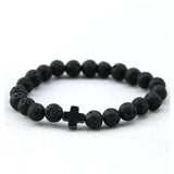 Lava Stone Beads-Charm Bracelets-Ailsa Jewelry-PLATINUM REXZ-PREXZ