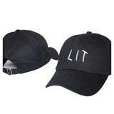 LIT Baseball Cap-Baseball Caps-Spark Rose Store-Black-PLATINUM REXZ-PREXZ