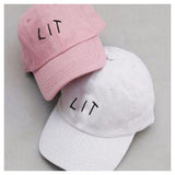 LIT Baseball Cap-Baseball Caps-Spark Rose Store-Pink-PLATINUM REXZ-PREXZ