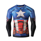 Marvel Superhero Compression Shirts-T-Shirts-Amazing Hero-PLATINUM REXZ-PREXZ