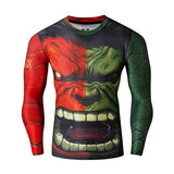 Marvel Superhero Compression Shirts-T-Shirts-Amazing Hero-PLATINUM REXZ-PREXZ