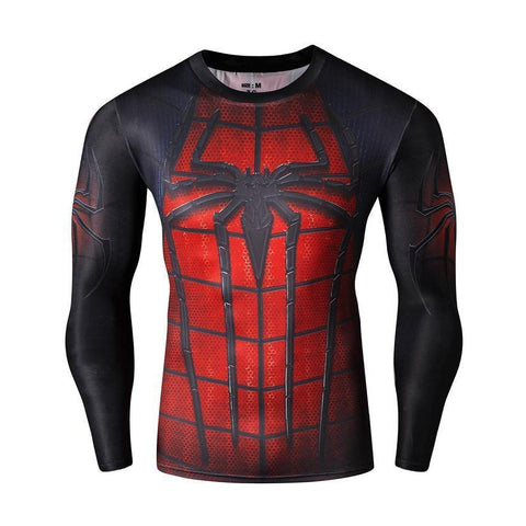 Marvel Superhero Compression Shirts-T-Shirts-Amazing Hero-PLATINUM REXZ-PREXZ