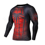 Marvel Superhero Compression Shirts-T-Shirts-Amazing Hero-Spiderman-S-PLATINUM REXZ-PREXZ