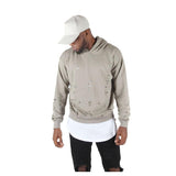 Men Ripped Hoodie-Hoodies & Sweatshirts-HEYGUYS streetwear Store-PLATINUM REXZ-PREXZ