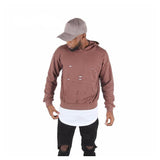 Men Ripped Hoodie-Hoodies & Sweatshirts-HEYGUYS streetwear Store-PLATINUM REXZ-PREXZ