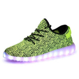 Men's Athletic LED Shoes-Men's Casual Shoes-LCY Fashion shoes shop-Army Green-5-PLATINUM REXZ-PREXZ