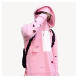 Men's Hip Hop Pink Tracksuit-Hoodies & Sweatshirts-HEYGUYS streetwear Store-PLATINUM REXZ-PREXZ