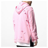 Men's Hip Hop Pink Tracksuit-Hoodies & Sweatshirts-HEYGUYS streetwear Store-PLATINUM REXZ-PREXZ