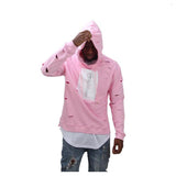 Men's Hip Hop Pink Tracksuit-Hoodies & Sweatshirts-HEYGUYS streetwear Store-PLATINUM REXZ-PREXZ