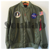 Military Bomber Jacket-Jackets-soullab urbanclothing Store-PLATINUM REXZ-PREXZ