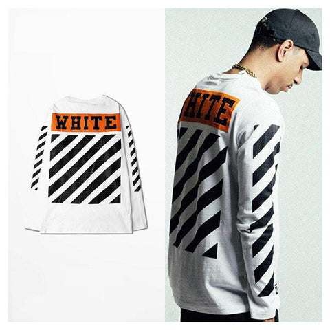 Off White Tee-T-Shirts-AceCoool Trend Store-PLATINUM REXZ-PREXZ