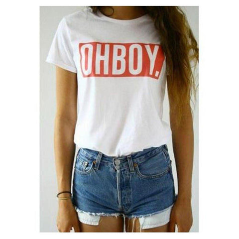 OHBOY Tee-T-Shirts-Attitude Apparel-PLATINUM REXZ-PREXZ