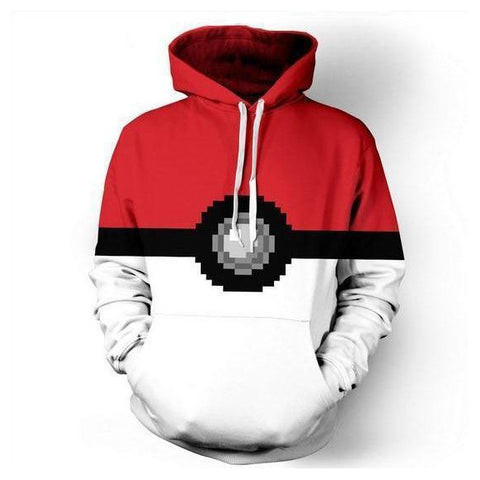 Pokemon Pokeball Hoodie-Hoodies & Sweatshirts-Fashion_S-PLATINUM REXZ-PREXZ