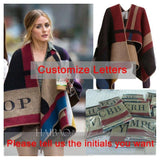 Poncho Cardigan-Cardigans-TOP SWEATER-Style1 Custom letter-PLATINUM REXZ-PREXZ