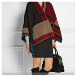 Poncho Cardigan-Cardigans-TOP SWEATER-Style1 No letter-PLATINUM REXZ-PREXZ