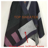 Poncho Cardigan-Cardigans-TOP SWEATER-Style3 Custom letter-PLATINUM REXZ-PREXZ