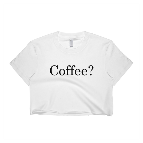 PREXZ Coffee Crop Top-T-Shirts-PLATINUM REXZ-White-S-PLATINUM REXZ-PREXZ