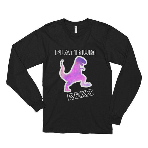 PREXZ Long sleeve sweater (unisex)-PLATINUM REXZ-Black-S-PLATINUM REXZ-PREXZ