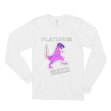 PREXZ Long sleeve sweater (unisex)-PLATINUM REXZ-White-S-PLATINUM REXZ-PREXZ