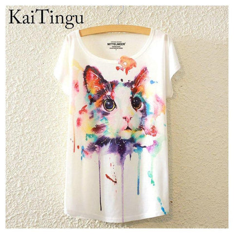 Print Animal Tees-T-Shirts-KaiTingu Official Store-PLATINUM REXZ-PREXZ