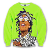 Printed Crewnecks [22]-Hoodies & Sweatshirts-mini style store-Pink-S-PLATINUM REXZ-PREXZ