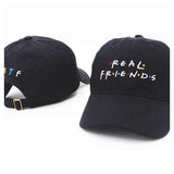 Real Friends Baseball Cap-Baseball Caps-Spark Rose Store-Adjustable-Black-PLATINUM REXZ-PREXZ