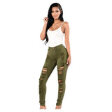 Ripped Jeans-Pants & Capris-DealPark-Army Green-XXXL-PLATINUM REXZ-PREXZ