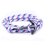 Rope Nylon Bracelets-Charm Bracelets-Nautical style-French-PLATINUM REXZ-PREXZ