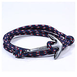 Rope Nylon Bracelets-Charm Bracelets-Nautical style-PLATINUM REXZ-PREXZ