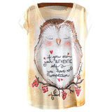 Round Collar Printed Tees-T-Shirts-Fairy Tale *-A-PLATINUM REXZ-PREXZ