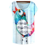 Round Collar Printed Tees-T-Shirts-Fairy Tale *-B-PLATINUM REXZ-PREXZ