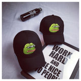 Sad Frog Snapback-Baseball Caps-YUKII HOUSE-PLATINUM REXZ-PREXZ