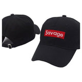 Savage Baseball Cap-Baseball Caps-sally's super mall-Black-PLATINUM REXZ-PREXZ