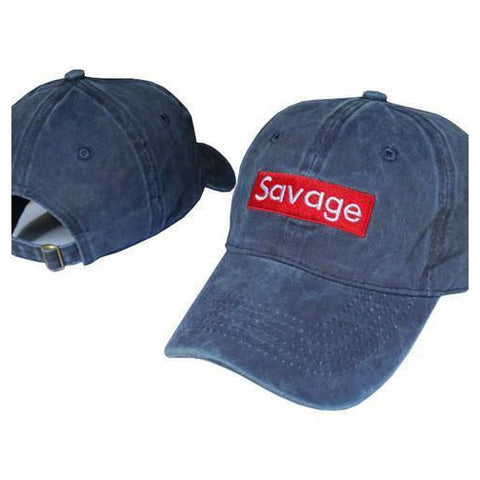 Savage Baseball Cap-Baseball Caps-sally's super mall-denim-PLATINUM REXZ-PREXZ