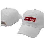 Savage Baseball Cap-Baseball Caps-sally's super mall-White-PLATINUM REXZ-PREXZ