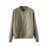 Shallow Green Bomber Jacket-Basic Jackets-Aaliyah fashion Group Ltd-PLATINUM REXZ-PREXZ