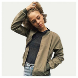 Shallow Green Bomber Jacket-Basic Jackets-Aaliyah fashion Group Ltd-PLATINUM REXZ-PREXZ