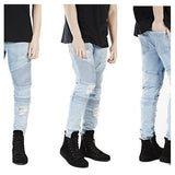 Skinny Rock Ripped Jeans-Jeans-Moomphya Apparel Flagship Store-Blue-28-PLATINUM REXZ-PREXZ