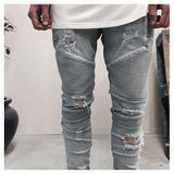 Skinny Rock Ripped Jeans-Jeans-Moomphya Apparel Flagship Store-PLATINUM REXZ-PREXZ