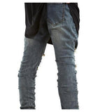 Skinny Slim Stonewashed Denim-Jeans-FunkyBeauty-PLATINUM REXZ-PREXZ