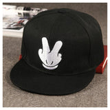 Solid Finger Snapback-Baseball Caps-Ever New-0ne Hand-PLATINUM REXZ-PREXZ