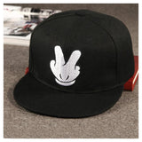 Solid Finger Snapback-Baseball Caps-Ever New-PLATINUM REXZ-PREXZ