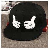 Solid Finger Snapback-Baseball Caps-Ever New-PLATINUM REXZ-PREXZ