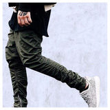 Solid Hip Hop Sweatpants-Casual Pants-HEYGUYS streetwear Store-PLATINUM REXZ-PREXZ