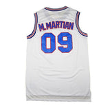 Space Jam Jersey-Basketball Jerseys-MM-Masmig Store-M Martian 09 white-S-PLATINUM REXZ-PREXZ