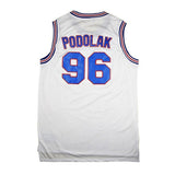 Space Jam Jersey-Basketball Jerseys-MM-Masmig Store-Podolak 96 white-S-PLATINUM REXZ-PREXZ