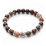 Stone Stretch Bead Bracelet-Charm Bracelets-Linsoir Beads official store-PLATINUM REXZ-PREXZ