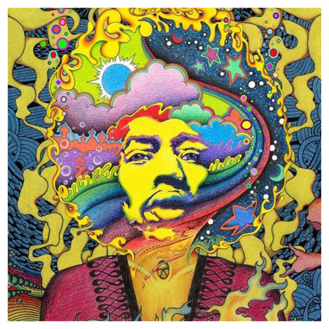 Trippy Jimi Poster-Painting & Calligraphy-ckck-PLATINUM REXZ-PREXZ